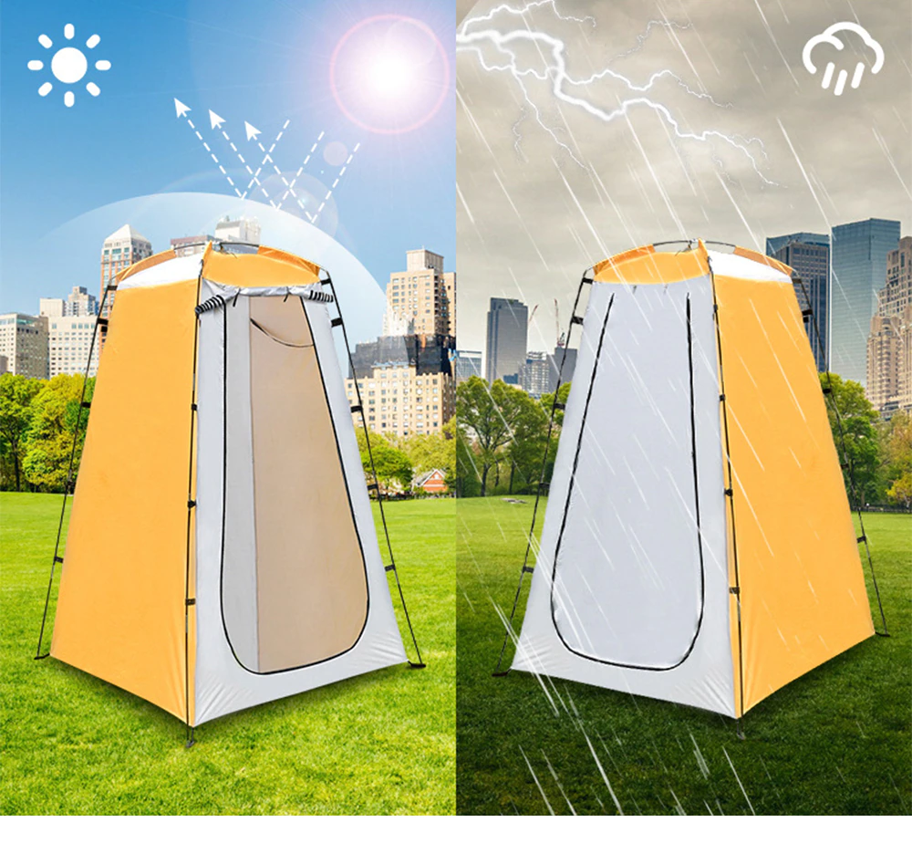 Cheap Goat Tents Outdoor Changing Shower Tent Simple Build Mobile Toilet Bathing Changing Room Private Changing Bathroom Camping Privacy Tent   